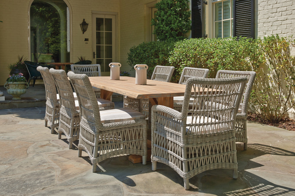 Lloyd Flanders Mackinac Dining Armchair, lifestyle photo 4