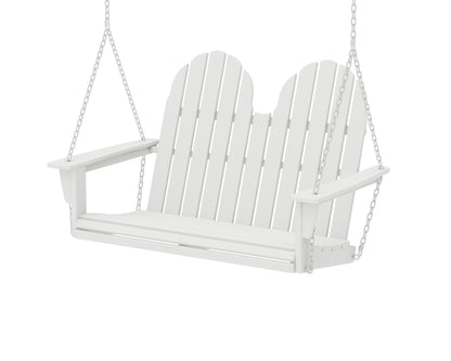 POLYWOOD Vineyard Adirondack 48" Swing in White