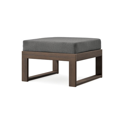 POLYWOOD Modular Ottoman - Modern in Kona / Ash Charcoal