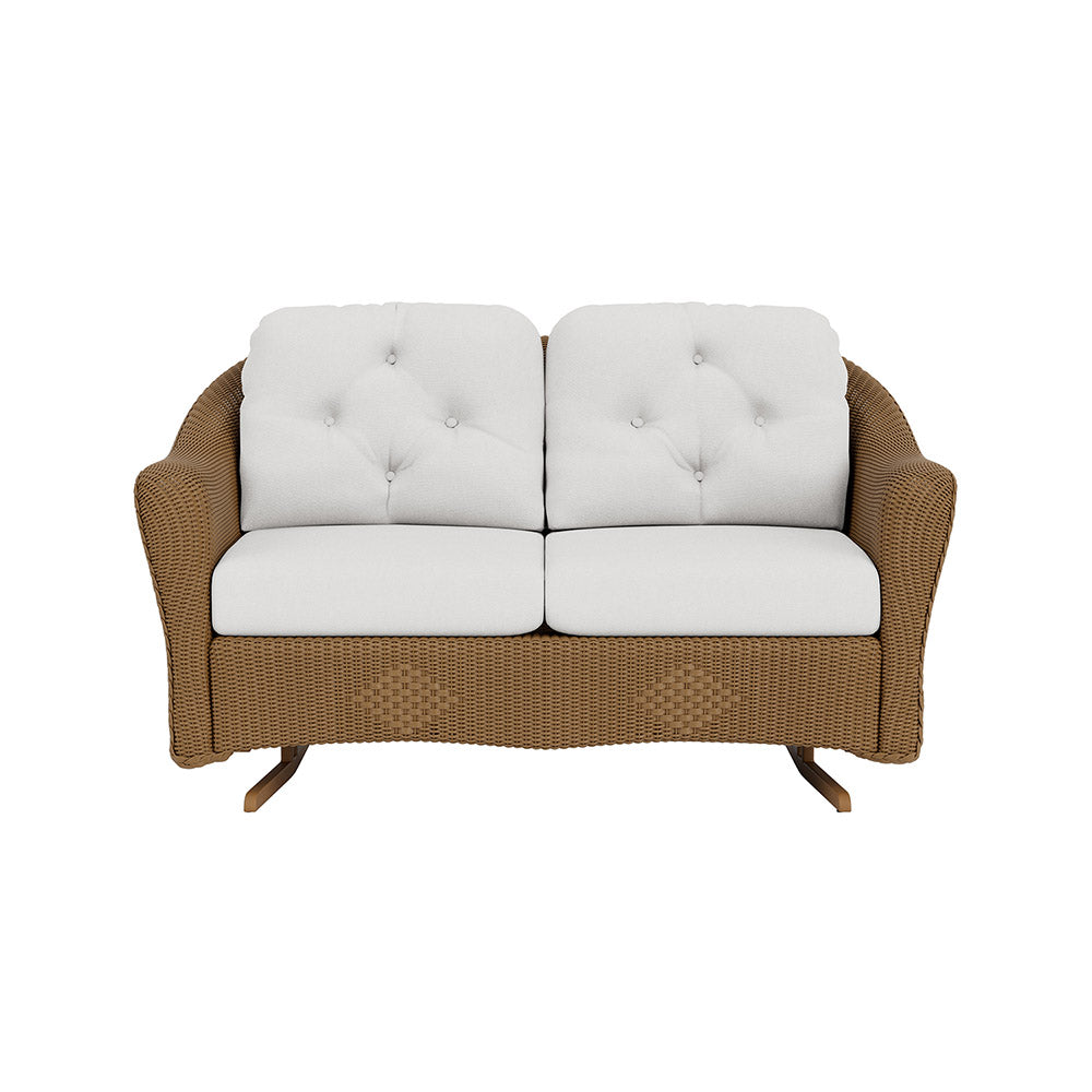 Lloyd Flanders Reflections Loveseat Glider, lifestyle photo 2