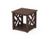 POLYWOOD Chippendale Accent Table in Mahogany