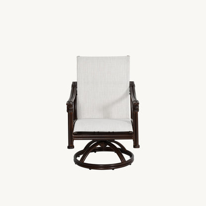 Castelle Coco Sling Dining Swivel Rocker