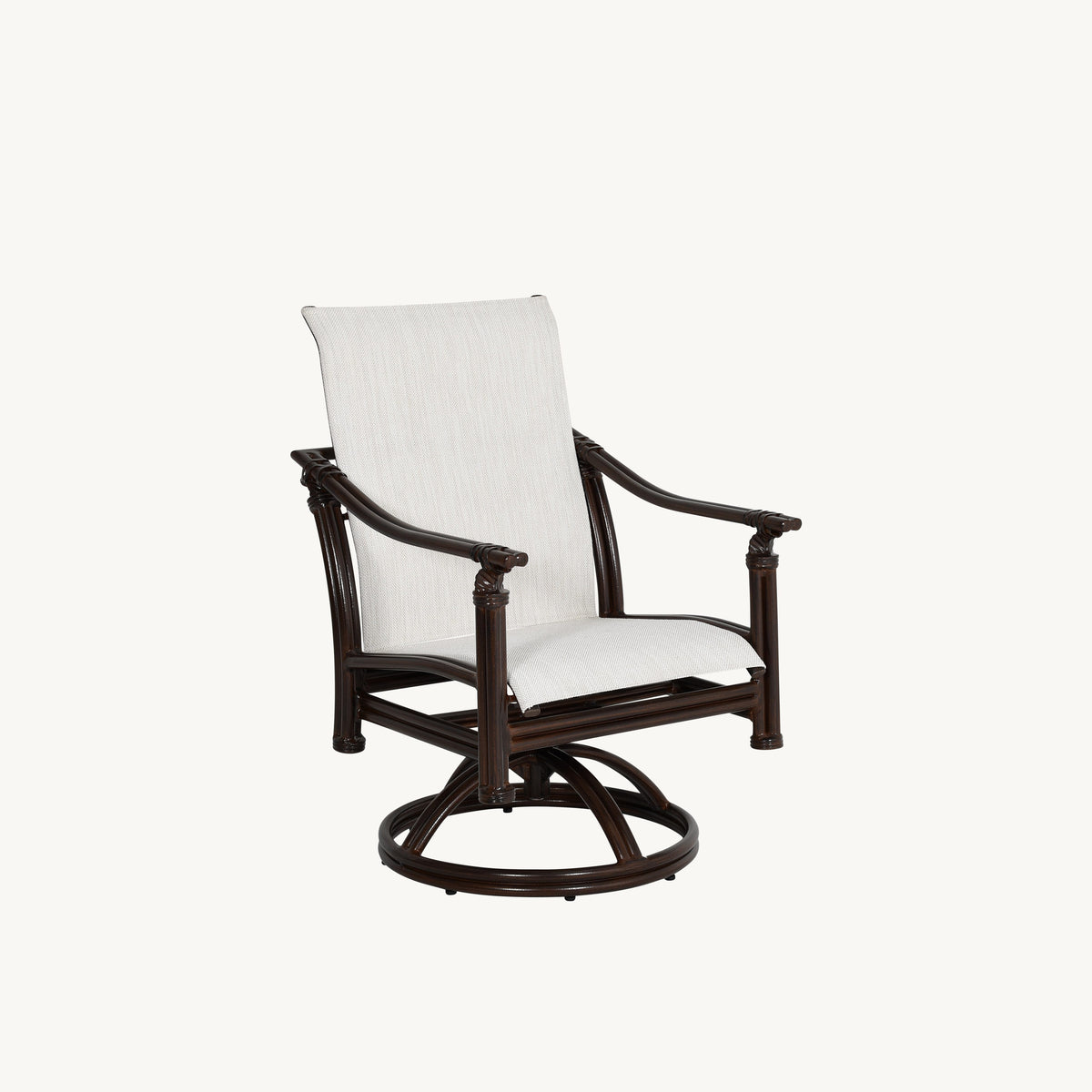 Castelle Coco Sling Dining Swivel Rocker, view 2