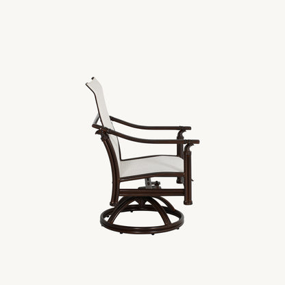 Castelle Coco Sling Dining Swivel Rocker, view 3