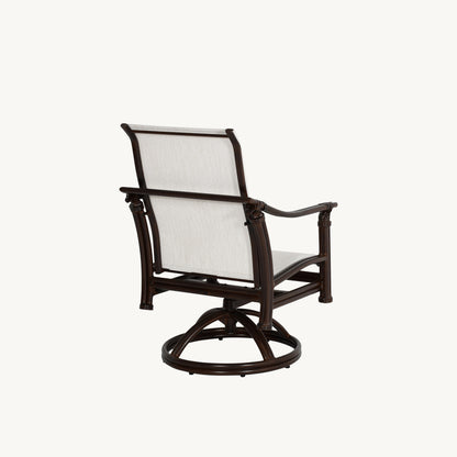 Castelle Coco Sling Dining Swivel Rocker, view 4