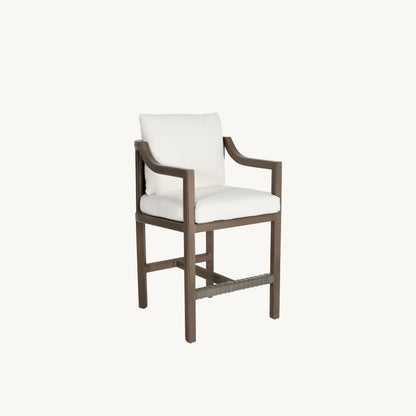 Castelle Samara Cushioned Counter Stool, view 6