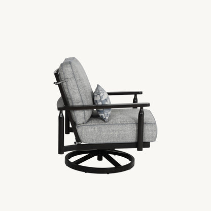 Castelle Holland Cushioned Lounge Swivel Rocker, view 3