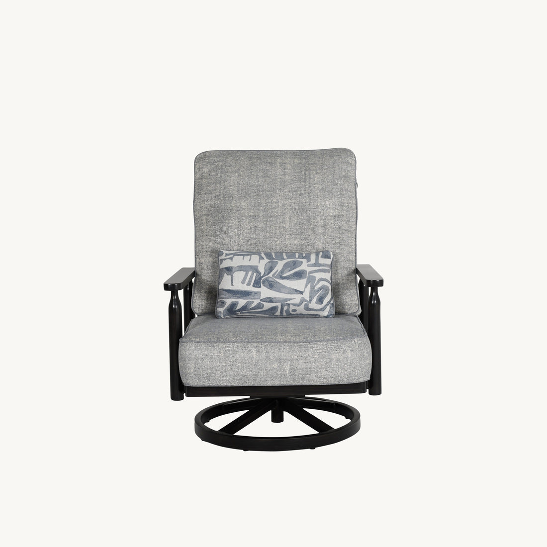Castelle Holland Ultra High Back Cushioned Lounge Swivel Rocker