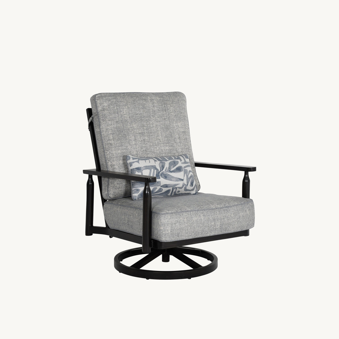 Castelle Holland Ultra High Back Cushioned Lounge Swivel Rocker, view 2