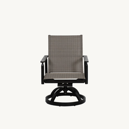 Castelle Holland Sling Dining Swivel Rocker