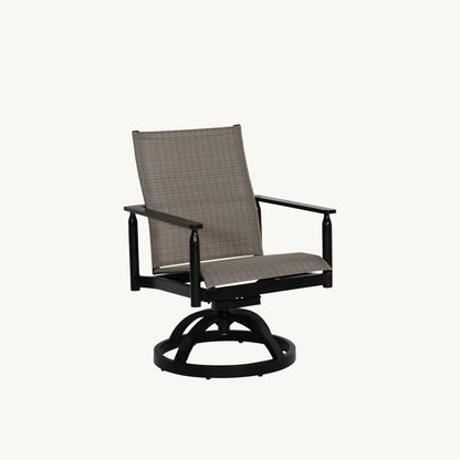 Castelle Holland Sling Dining Swivel Rocker, view 6