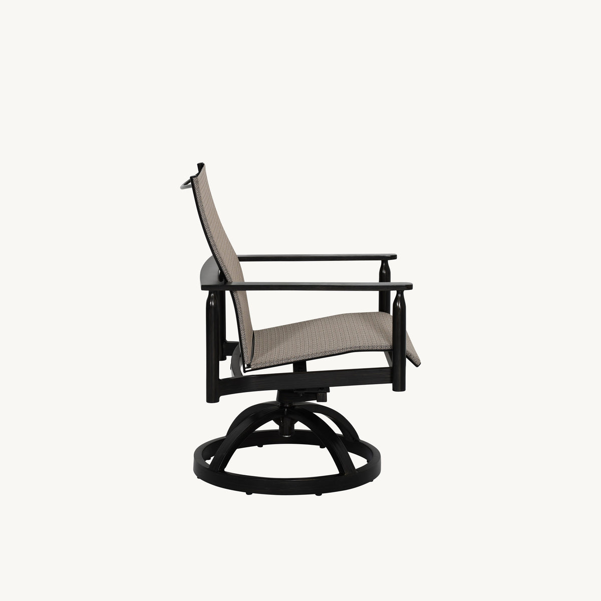 Castelle Holland Sling Dining Swivel Rocker, view 3