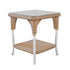 Lloyd Flanders Lloyd Loom 22" Square End Table – 2x2 Weave, lifestyle photo 1