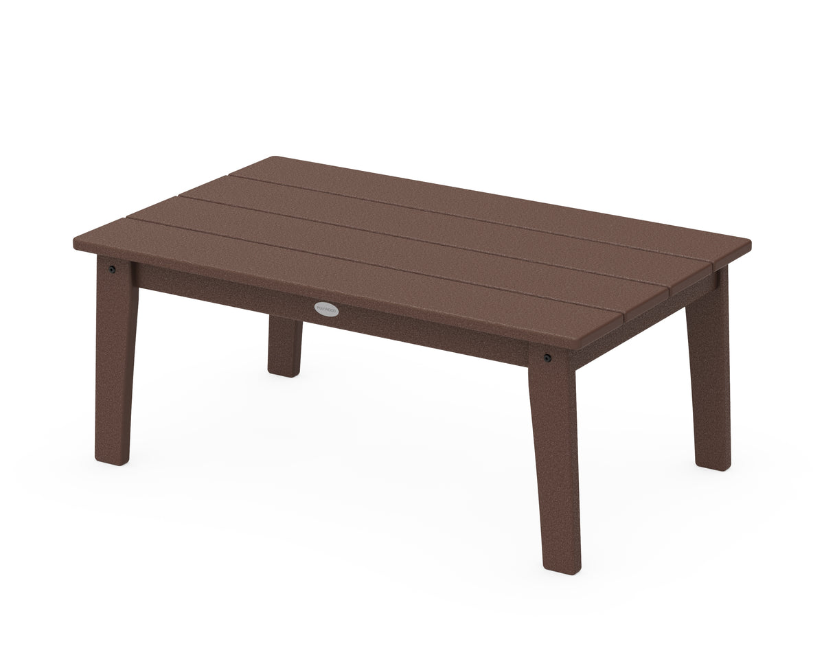 POLYWOOD Lakeside Coffee Table in Mahogany