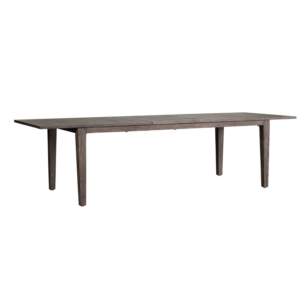 Lloyd Flanders Frontier 86-110" Butterfly Umbrella Dining Table, lifestyle photo 2