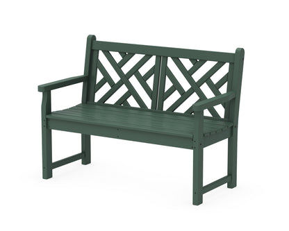 POLYWOOD Chippendale 48" Bench in Green