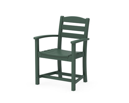 POLYWOOD La Casa Café Dining Arm Chair in Green