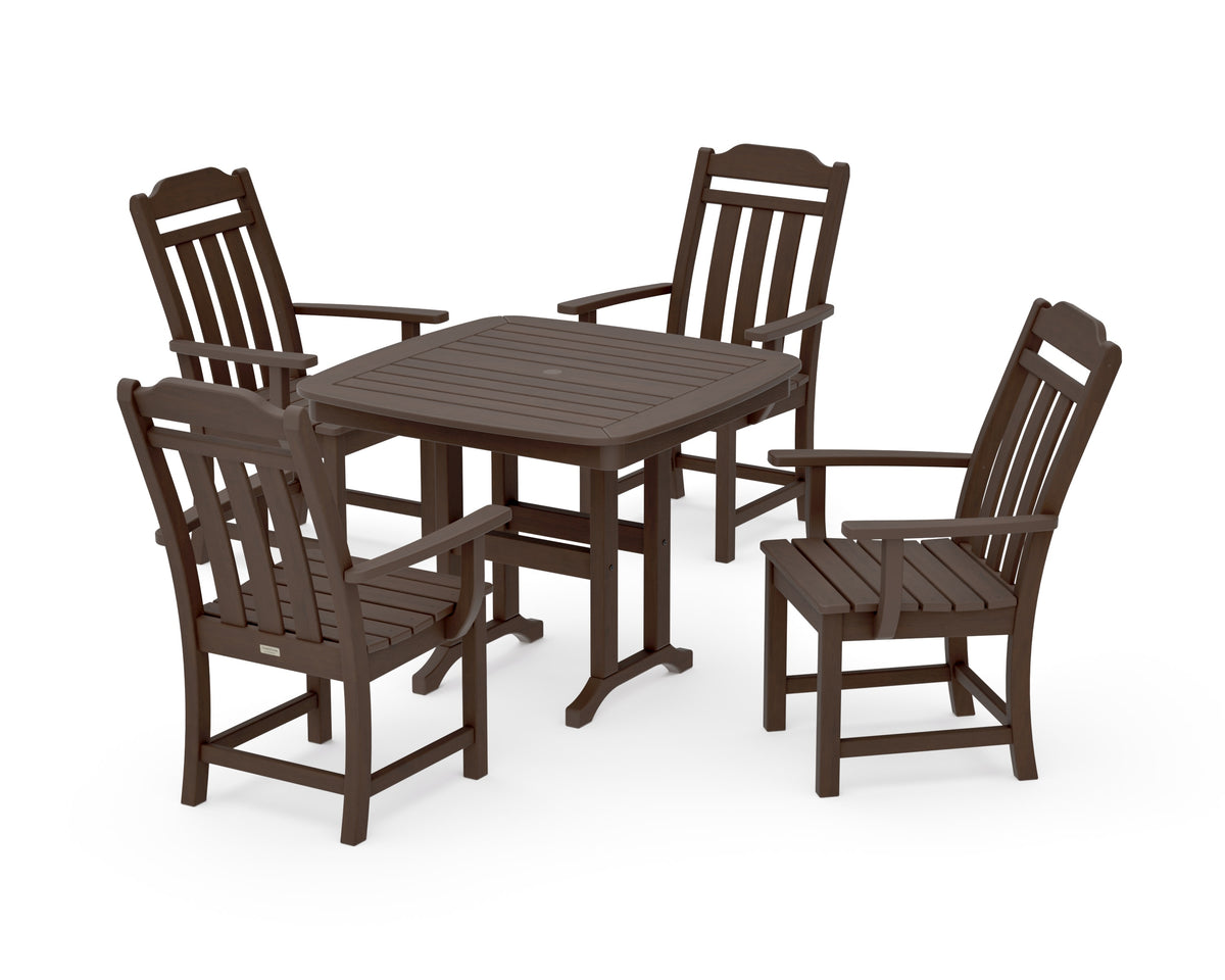 POLYWOOD Cottage 5-Piece Dining Set in Kona