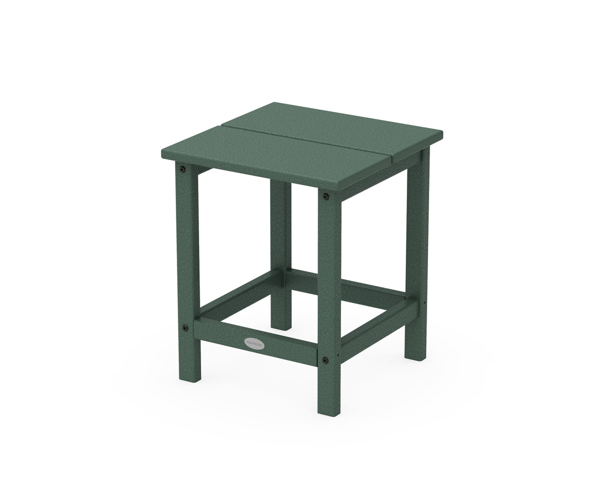 POLYWOOD Studio Square Side Table in Green