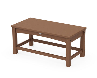 POLYWOOD Club Coffee Table in Teak