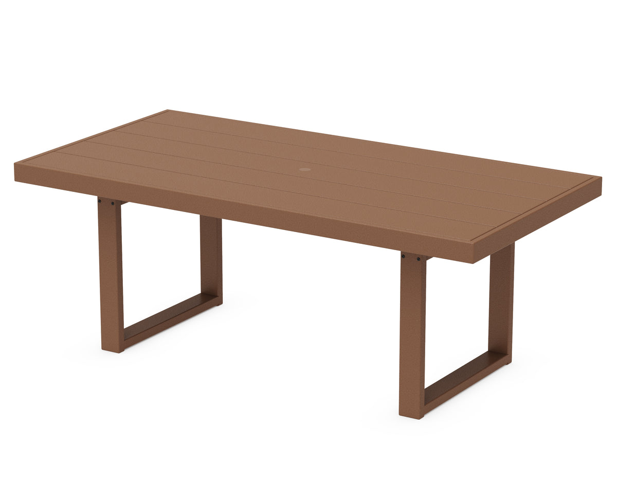POLYWOOD EDGE 40" x 78" Dining Table in Teak