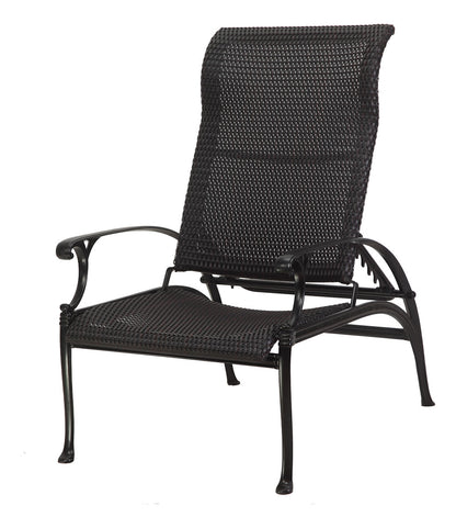 Gensun Michigan Woven Reclining Chair in Carbon