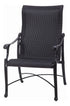 Gensun Michigan Woven Standard Back Dining Chair in Carbon