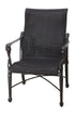 Gensun Grand Terrace Woven Standard Back Dining Chair in Vintage