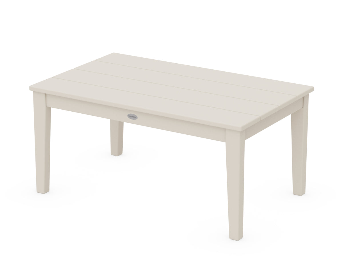 POLYWOOD Newport 22" x 36" Coffee Table in Sand