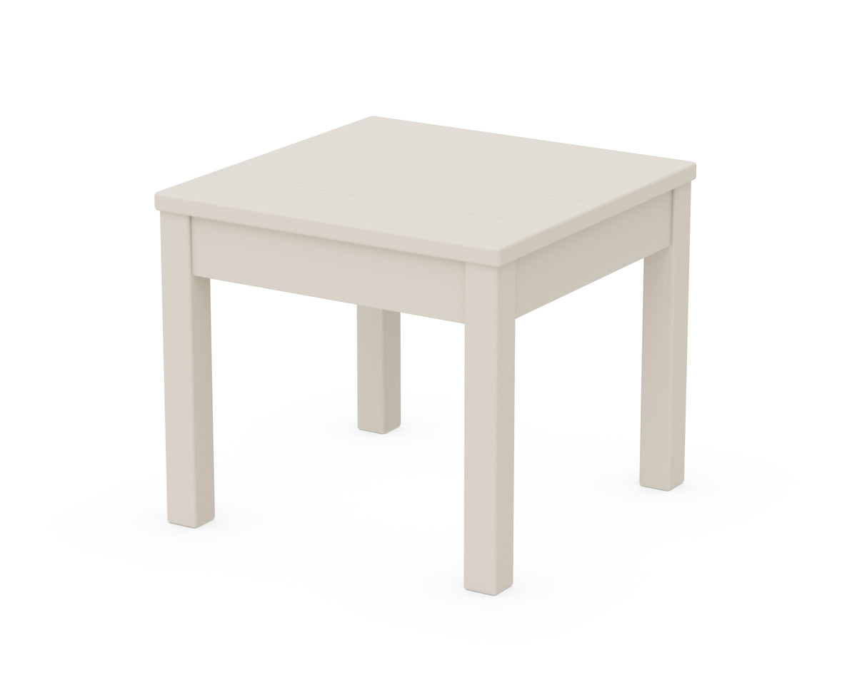 POLYWOOD 22" Square End Table in Sand