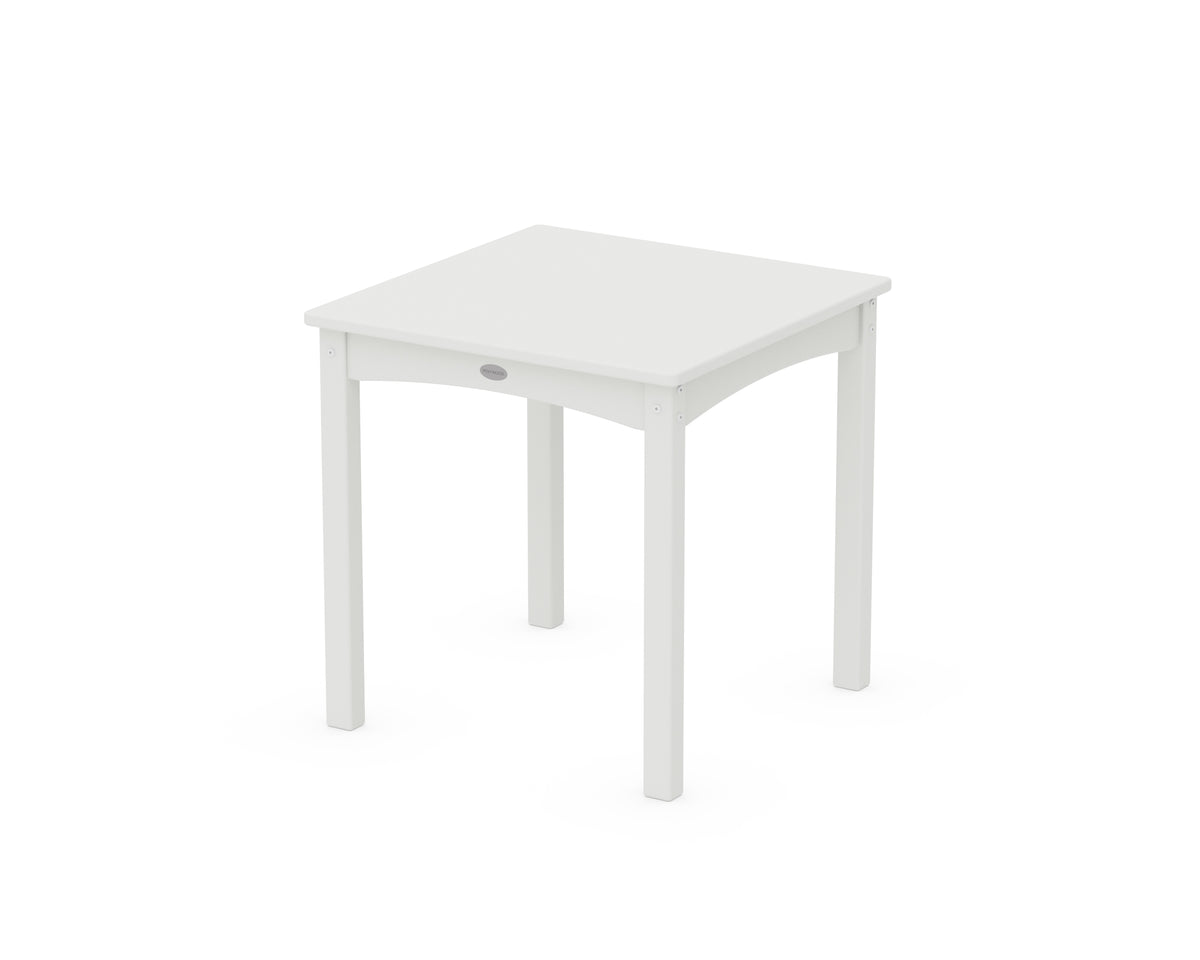 POLYWOOD Kids 24" Dining Table in White
