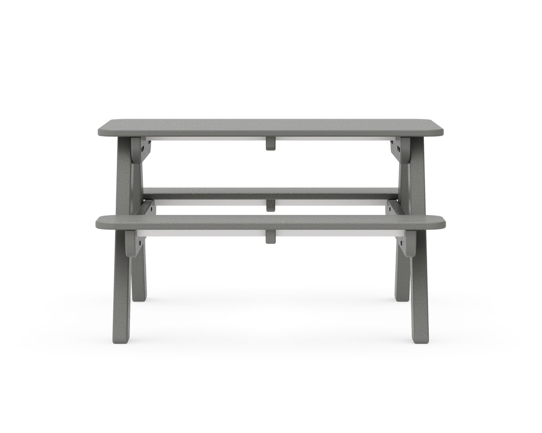 POLYWOOD Kids Outdoor Picnic Table angle view
