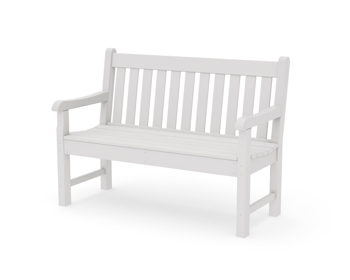 POLYWOOD Rockford 48" Bench in Vintage White