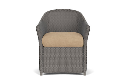 Lloyd Flanders Weekend Retreat Dining Set in Pewter with Hayden Sand fabric