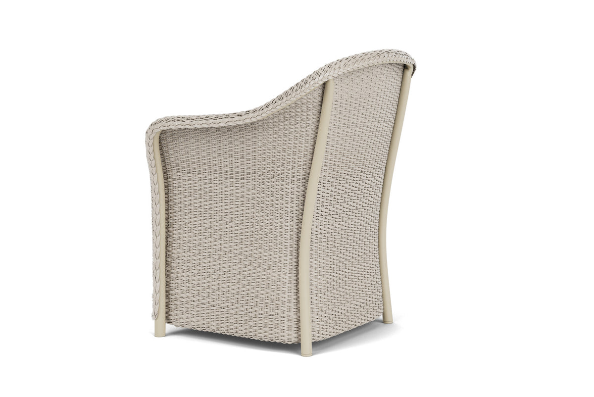 Lloyd Flanders Weekend Retreat Dining Set in Linen with Hayden Sand fabric, view 8