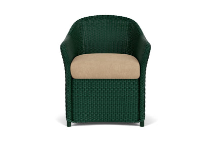 Lloyd Flanders Weekend Retreat Dining Set in Woodland with Hayden Sand fabric
