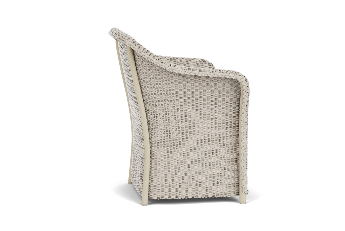 Lloyd Flanders Weekend Retreat Dining Set in Linen with Hayden Sand fabric, view 5
