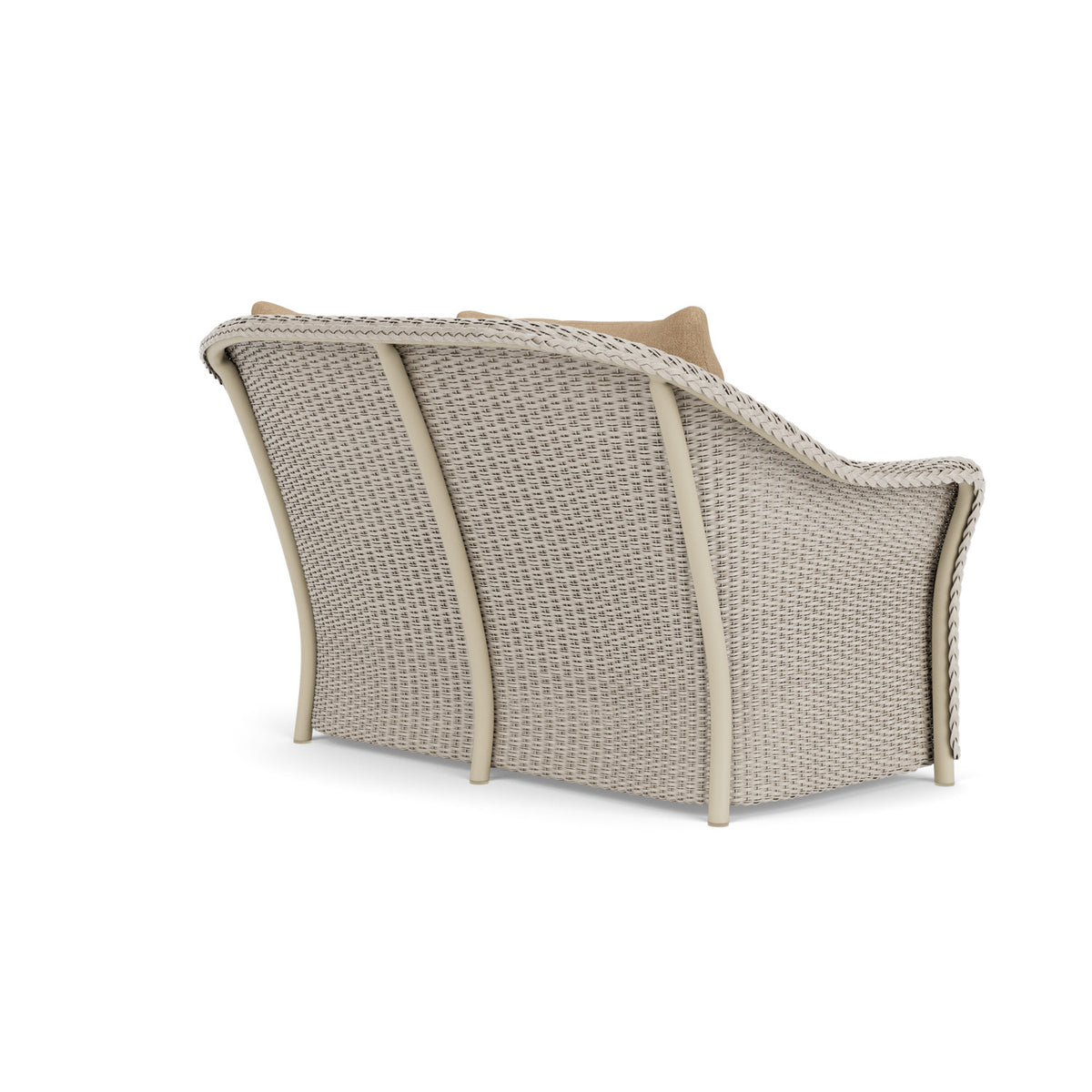 Lloyd Flanders Weekend Retreat Conversation Set in Linen with Hayden Sand fabric, view 6