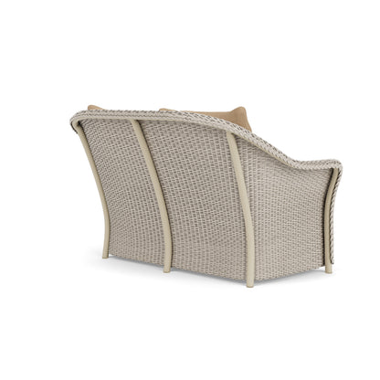 Lloyd Flanders Weekend Retreat Conversation Set in Linen with Hayden Sand fabric, view 6