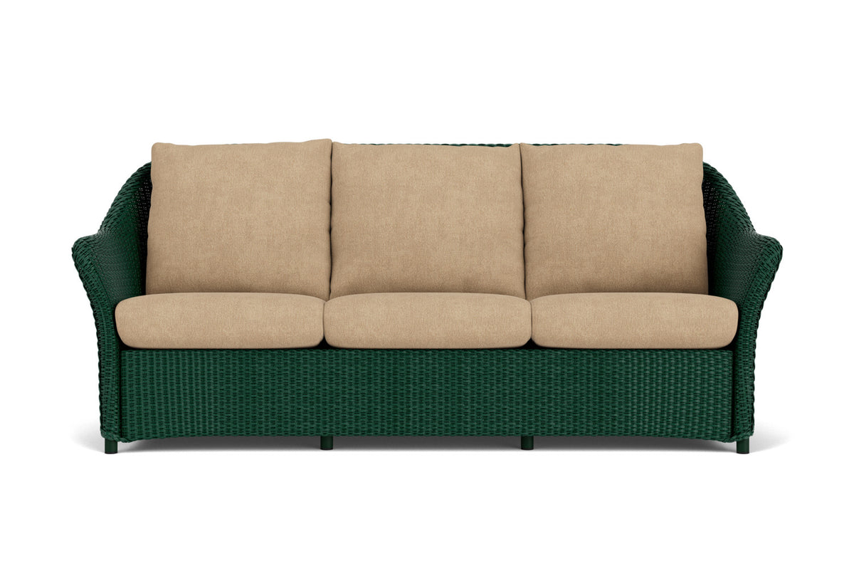 Lloyd Flanders Weekend Retreat Sofa in Woodland with Hayden Sand fabric