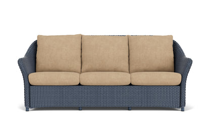 Lloyd Flanders Weekend Retreat Living Room Set in Denim Blue with Hayden Sand fabric
