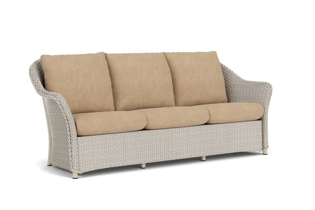 Lloyd Flanders Weekend Retreat Sofa in Linen with Hayden Sand fabric, view 2