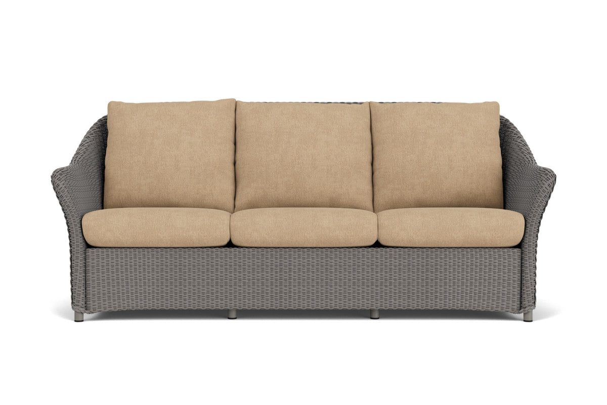 Lloyd Flanders Weekend Retreat Living Room Set in Pewter with Hayden Sand fabric