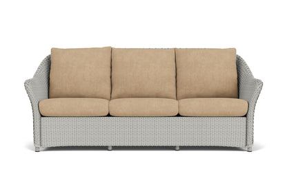 Lloyd Flanders Weekend Retreat Sofa in Platinum with Hayden Sand fabric