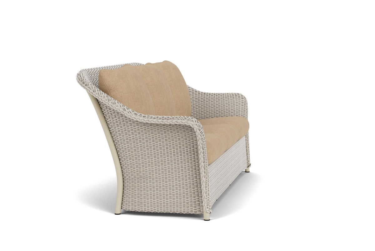 Lloyd Flanders Weekend Retreat Living Room Set in Linen with Hayden Sand fabric, view 4