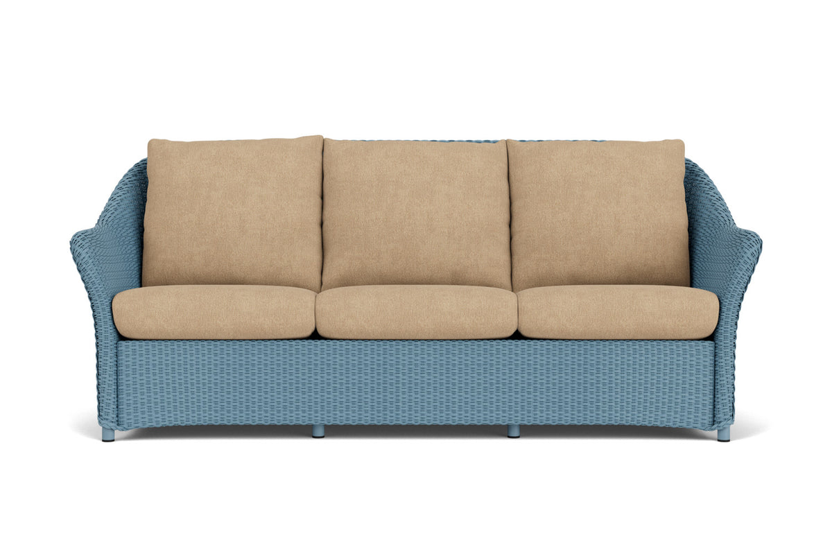 Lloyd Flanders Weekend Retreat Sofa in Stillwater with Hayden Sand fabric