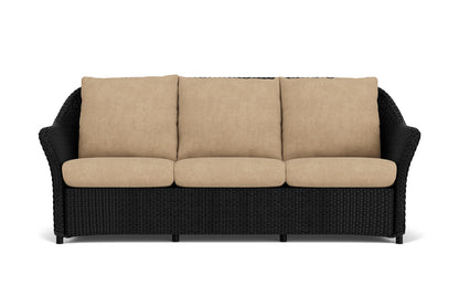 Lloyd Flanders Weekend Retreat Living Room Set in Ebony with Hayden Sand fabric