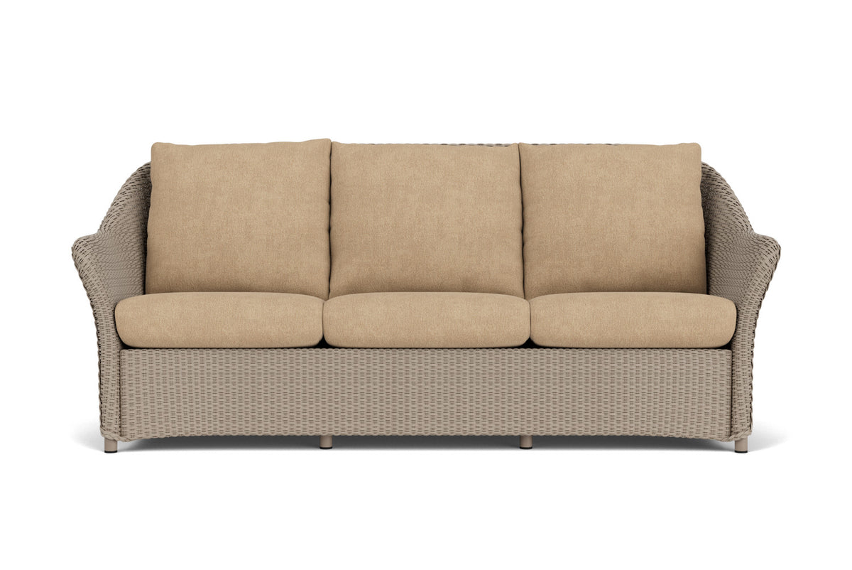 Lloyd Flanders Weekend Retreat Sofa in French Beige with Hayden Sand fabric