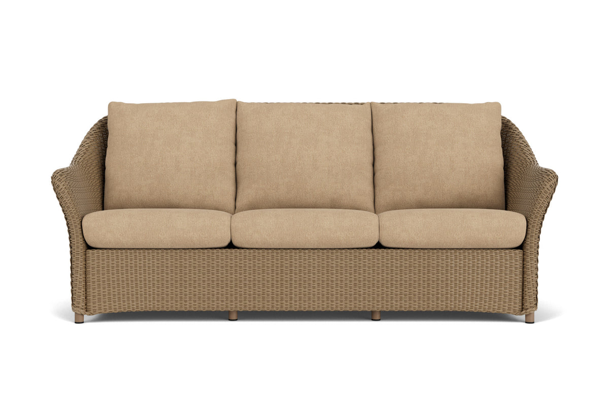 Lloyd Flanders Weekend Retreat Sofa in Fawn with Hayden Sand fabric