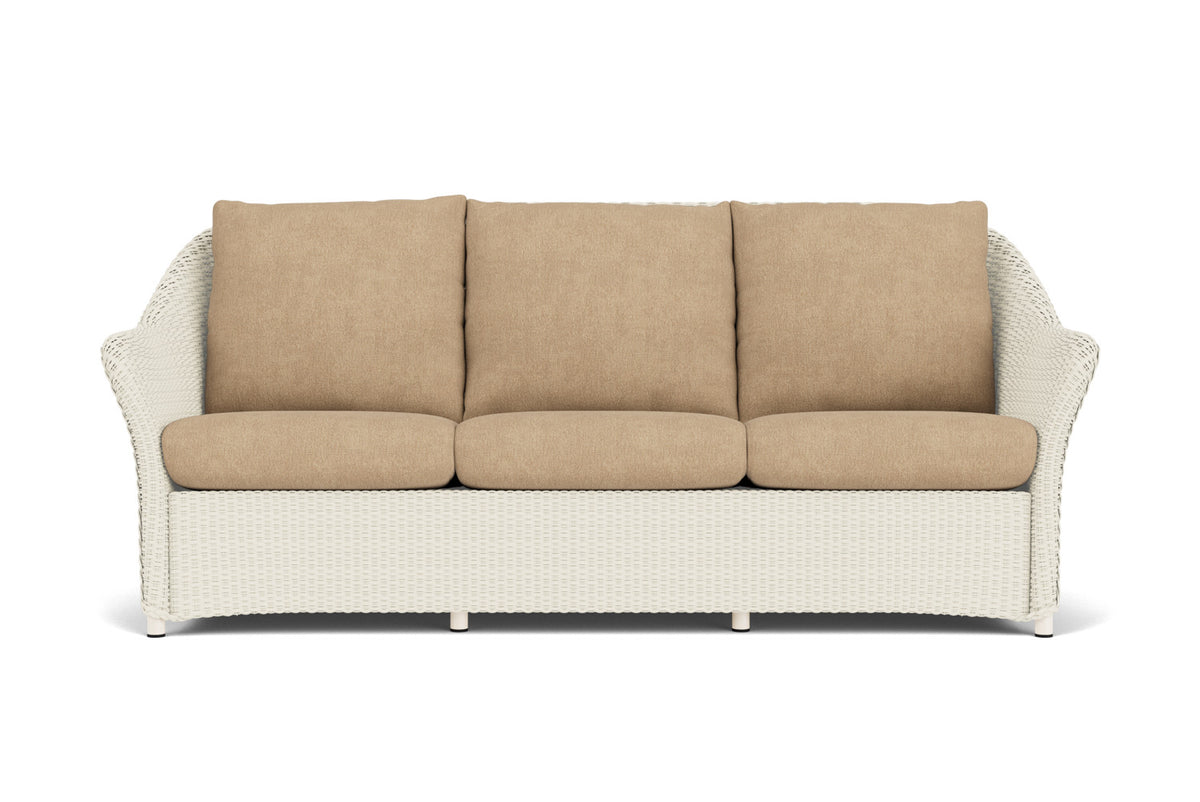 Lloyd Flanders Weekend Retreat Living Room Set in Ivory with Hayden Sand fabric